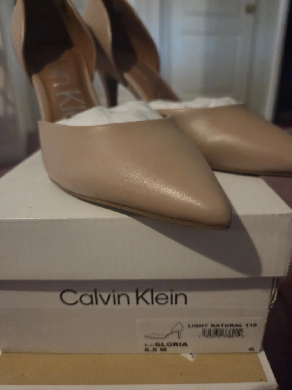 Calvin Klein Light Natural Nude Pointed D'Orsay Pump